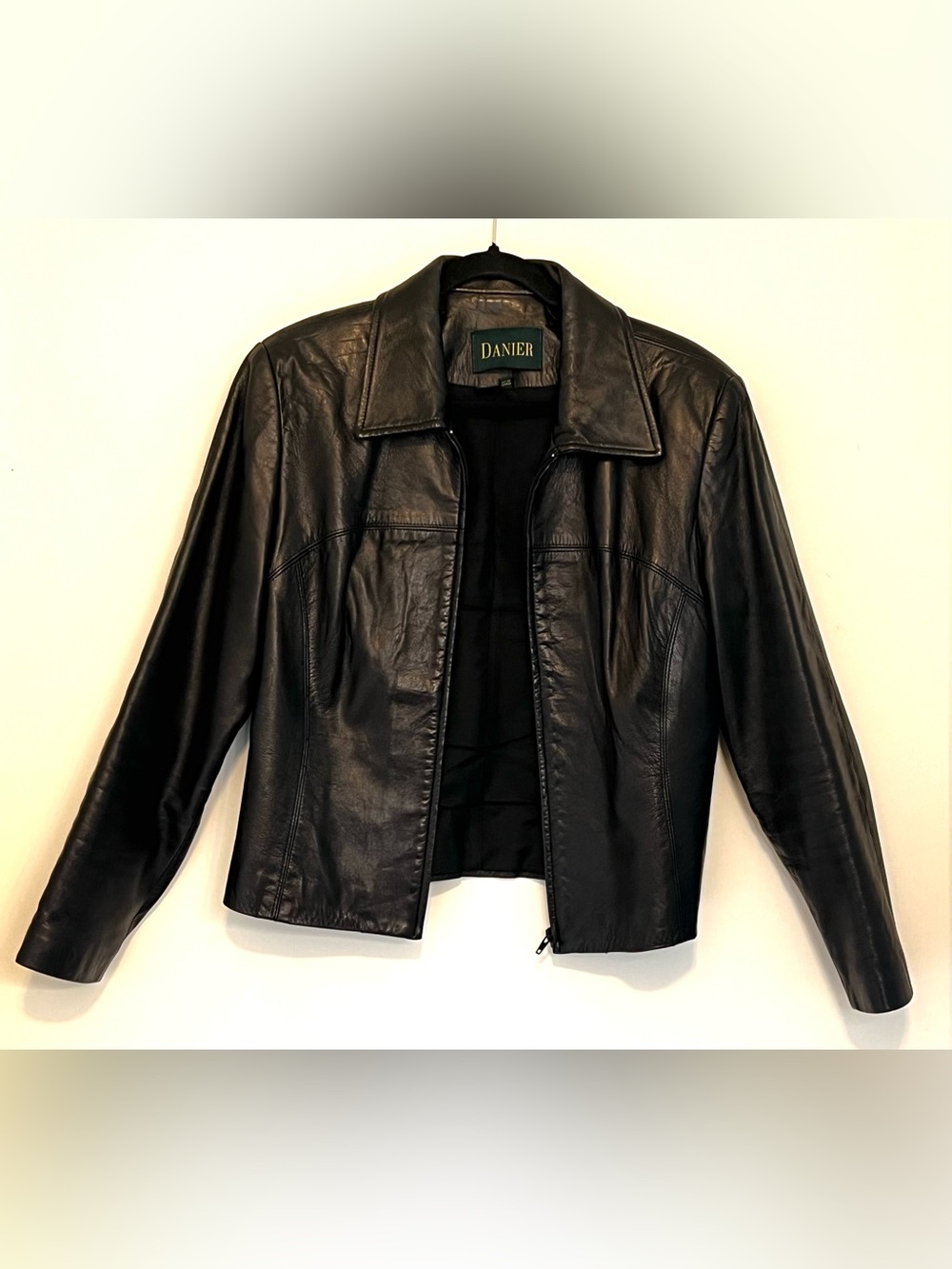 Vintage Danier Italian Leather Jacket, Made In Canada, Size Medium